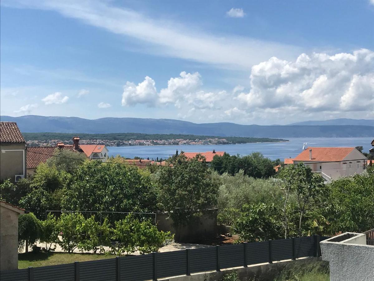 Lovely Sea View House In Malinska Island Krk Eksteriør billede
